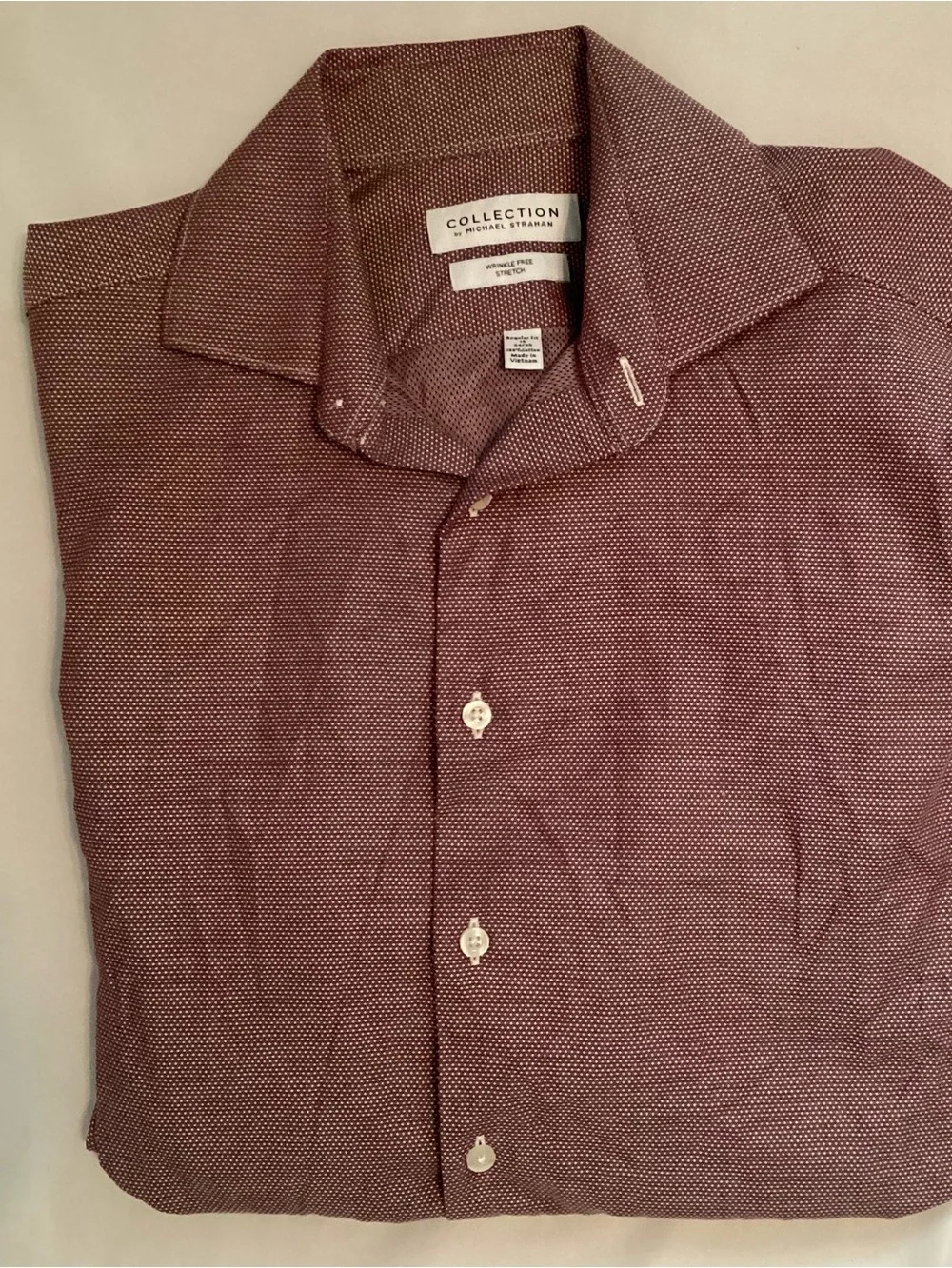 Michael Strahan Collection Men’s Regular Fit Long Sleeve Dress Shirt Size 16